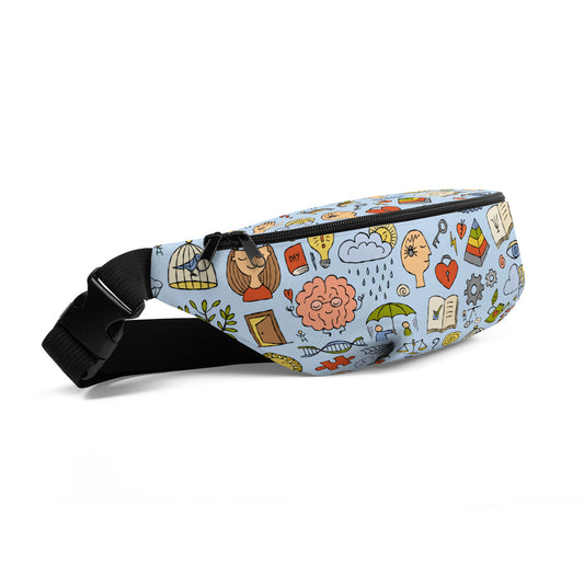 Waist Bag with funny psychology print.