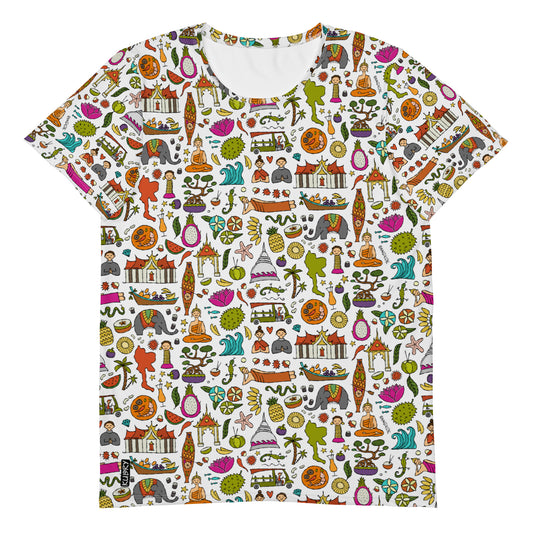 All-Over Print Men's Athletic T-shirt Thailand