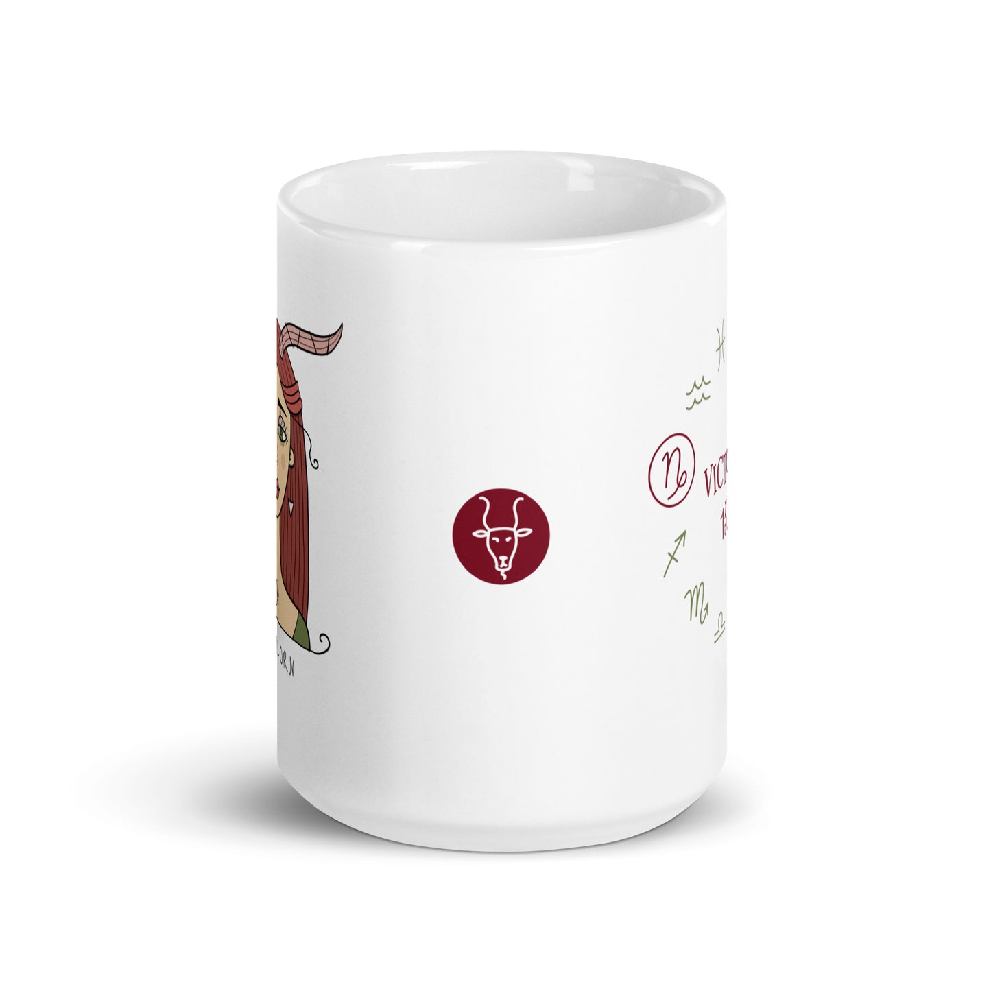 Taza personalizada de Capricornio astrológico