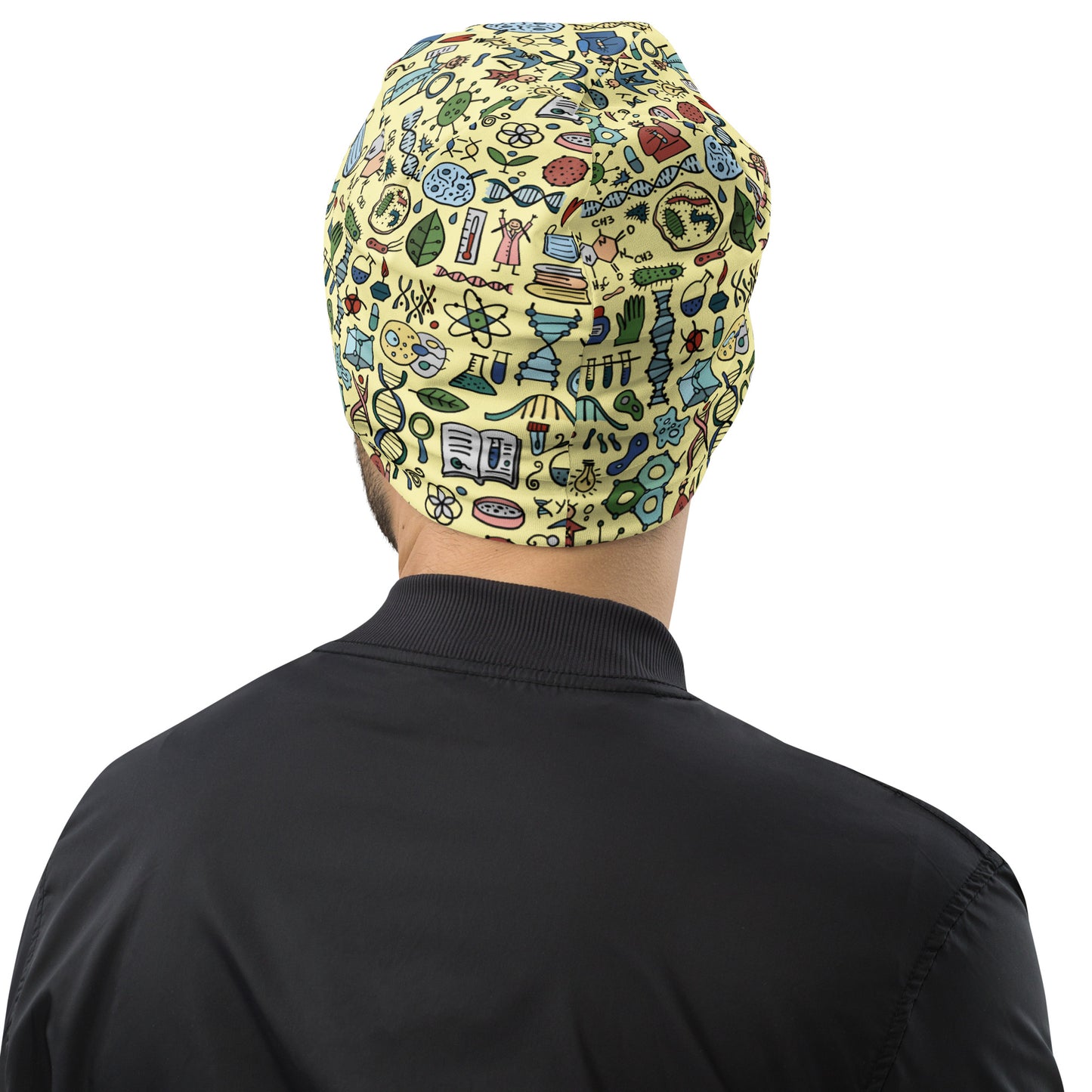 All-Over Print Beanie Genetic kudrylab