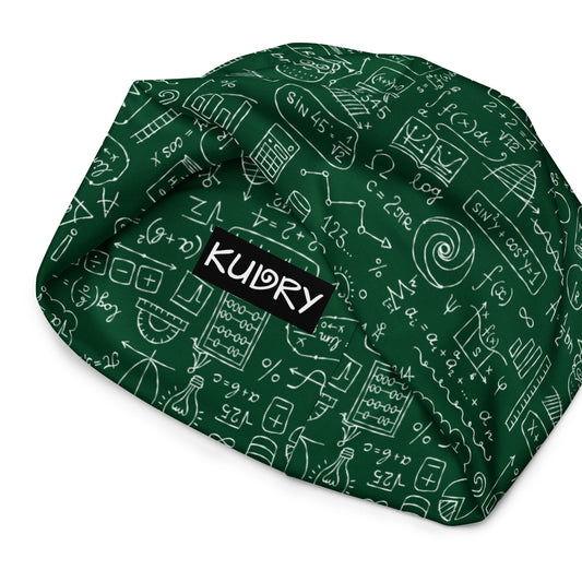 Geek Chic: Math Formulas Print Beanie Hat for the Fashion-Forward Math Lover kudrylab