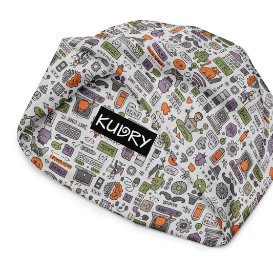 All-Over Print Beanie Programmer kudrylab