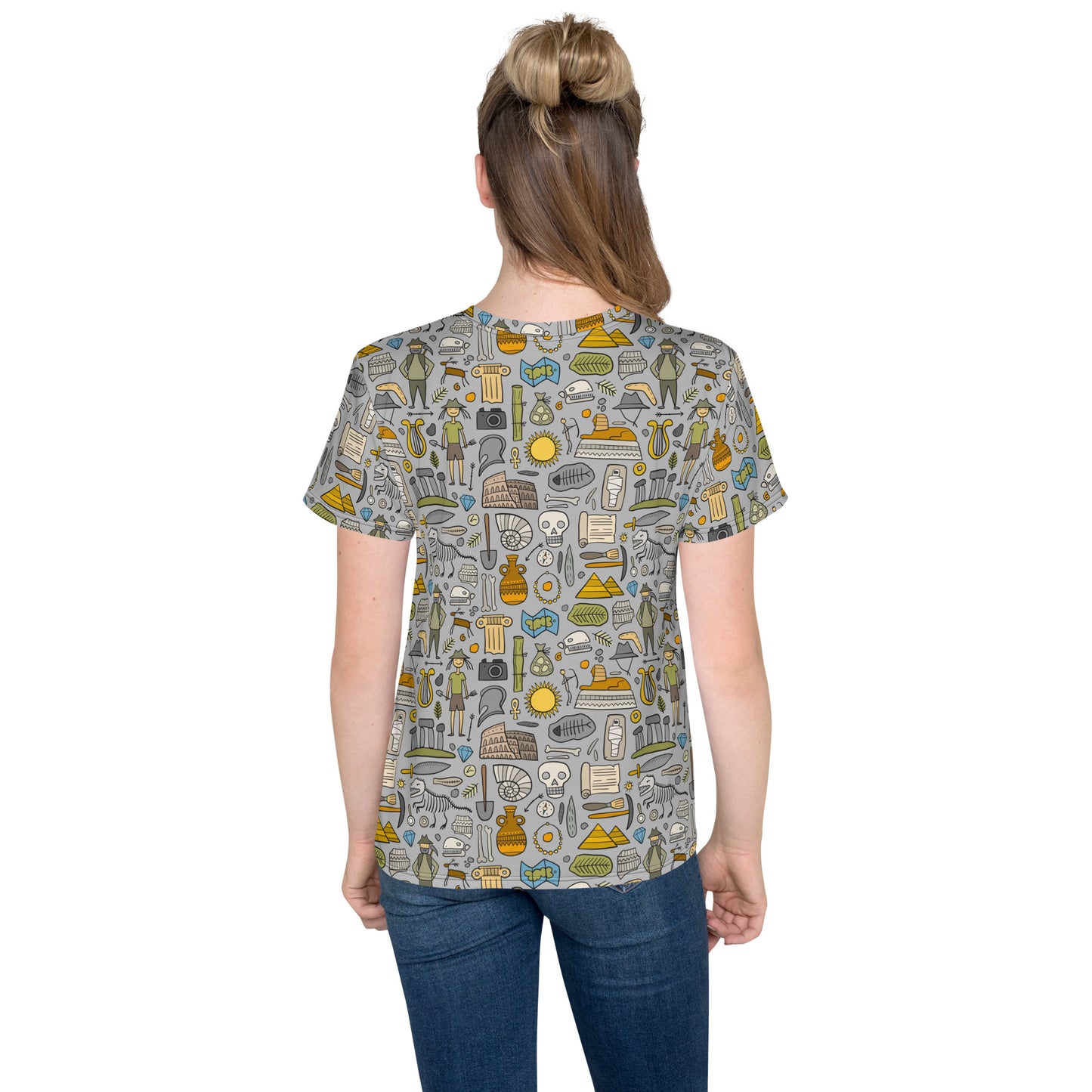 Youth T-Shirt with Funny Archaeology Print kudrylab