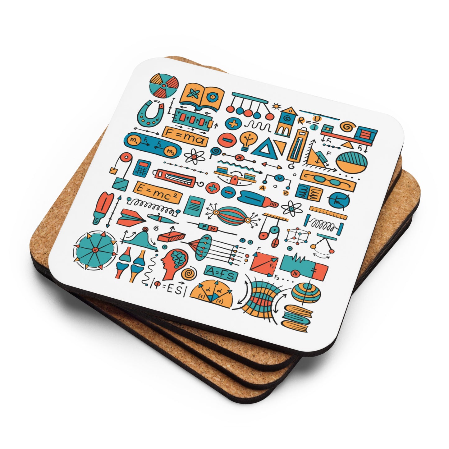 Cork-back coaster Physics kudrylab