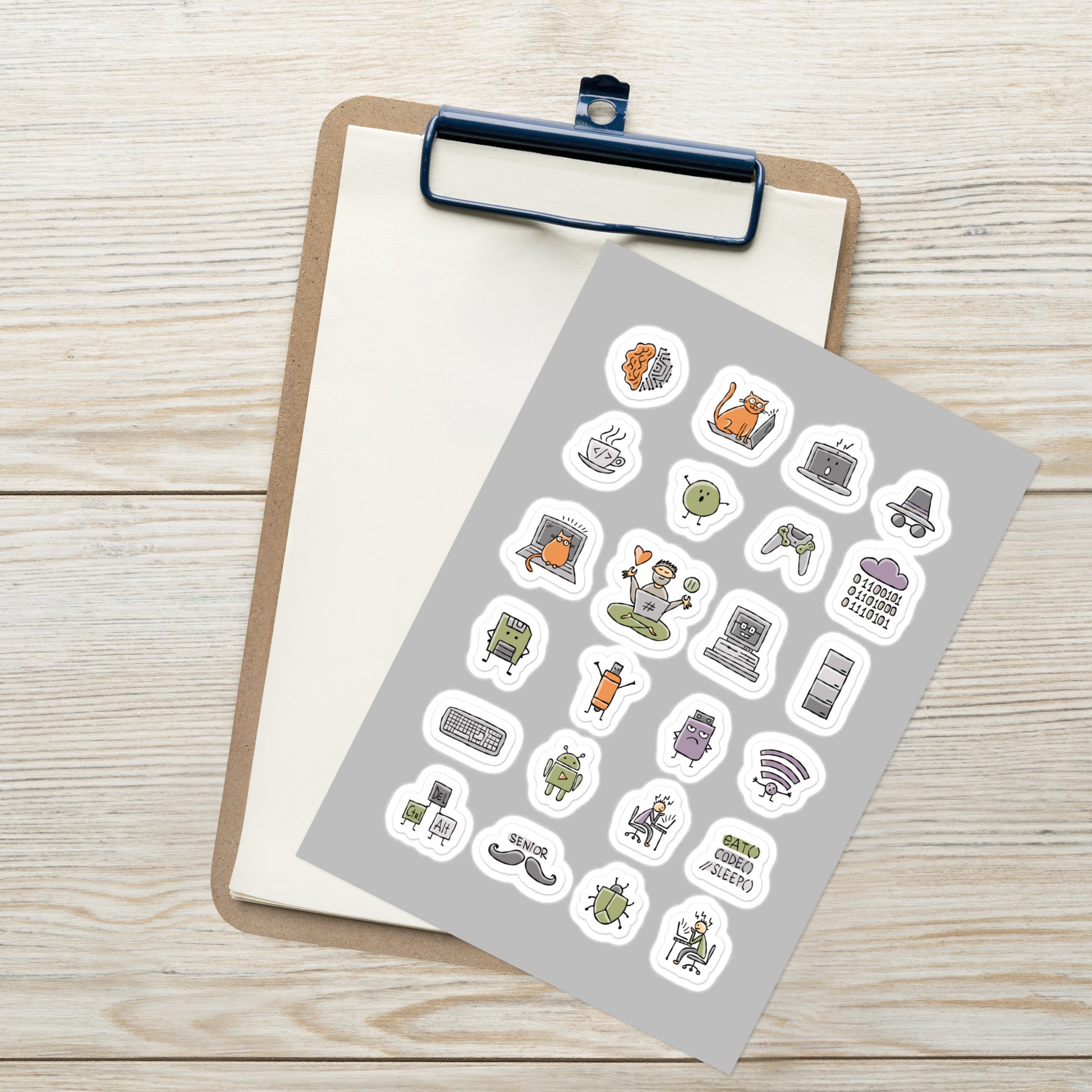 Funny IT Sticker Set - Perfect Gift for Geek in Your Life kudrylab