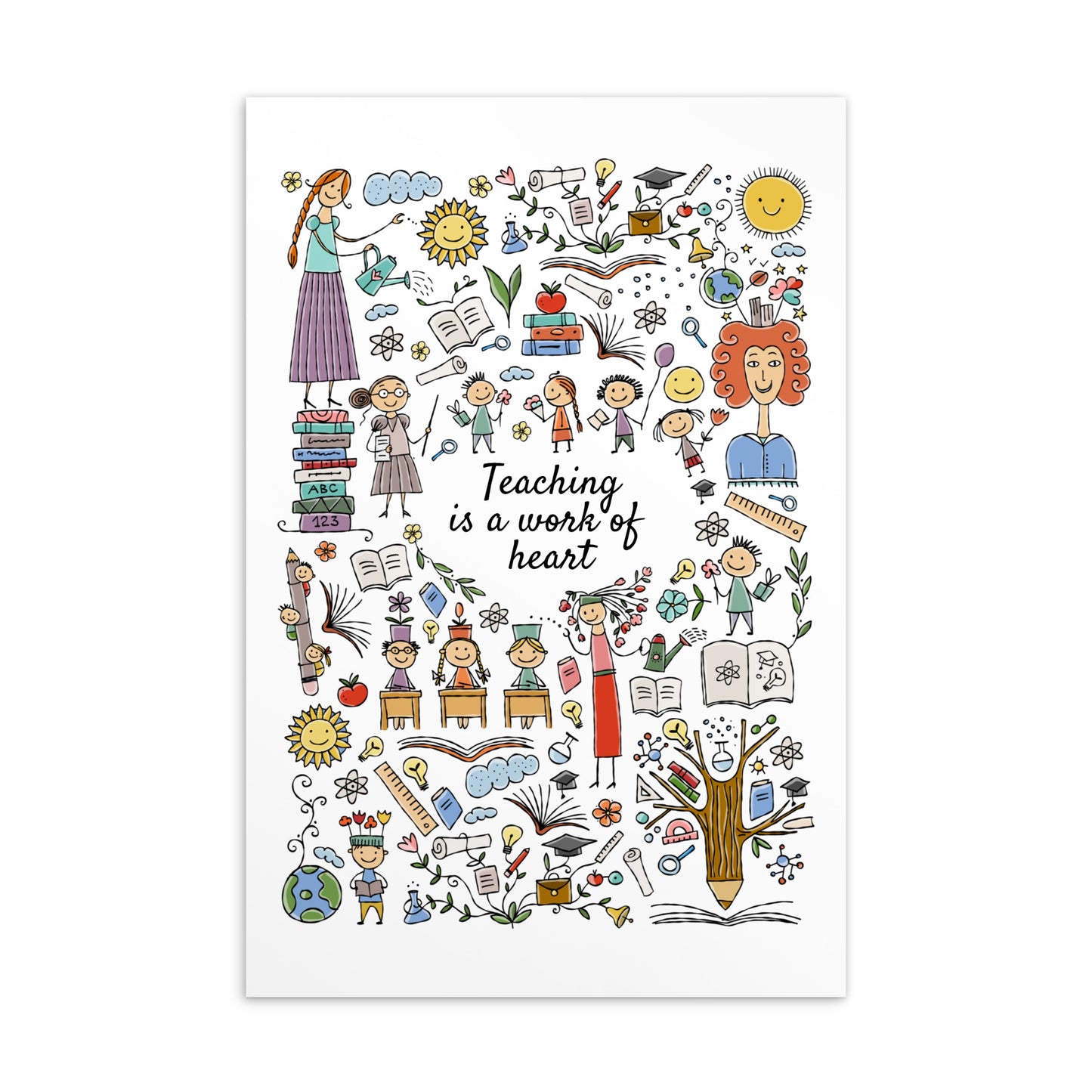 Standard Postcard Teacher Day kudrylab