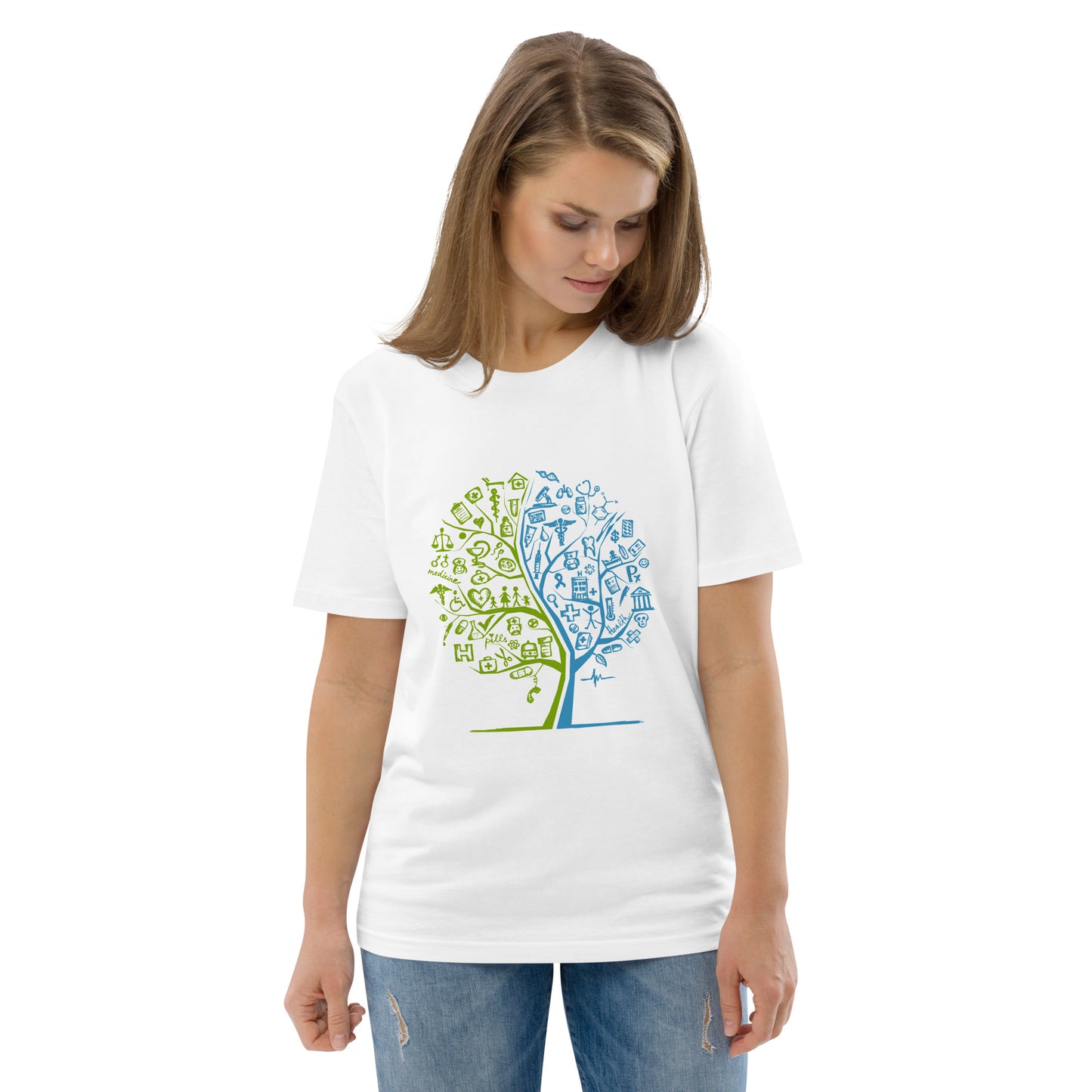 Unisex organic cotton t-shirt Medicine kudrylab
