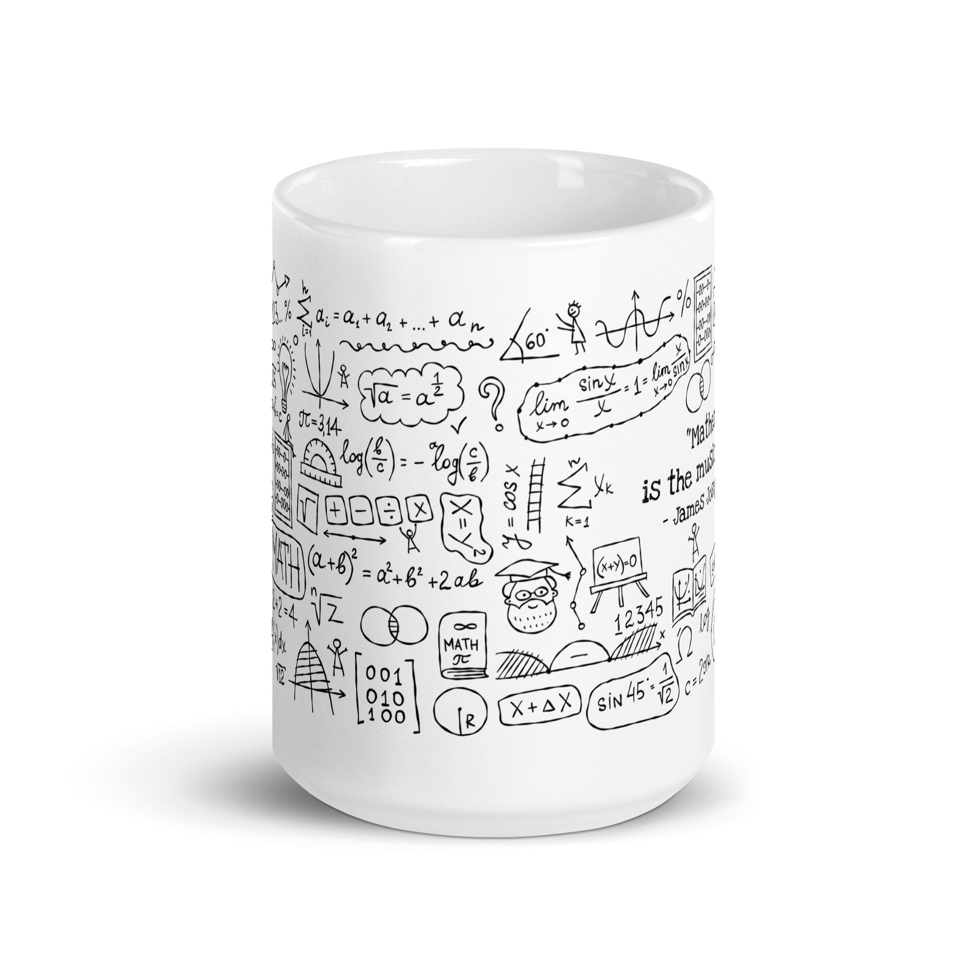 Mathematical Formulas and Symbols. Personalised Gift Mug for Teachers, Students, and STEM Enthusiasts kudrylab