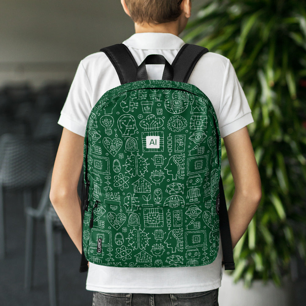 Personalised Backpack Artificial Intelligent themed