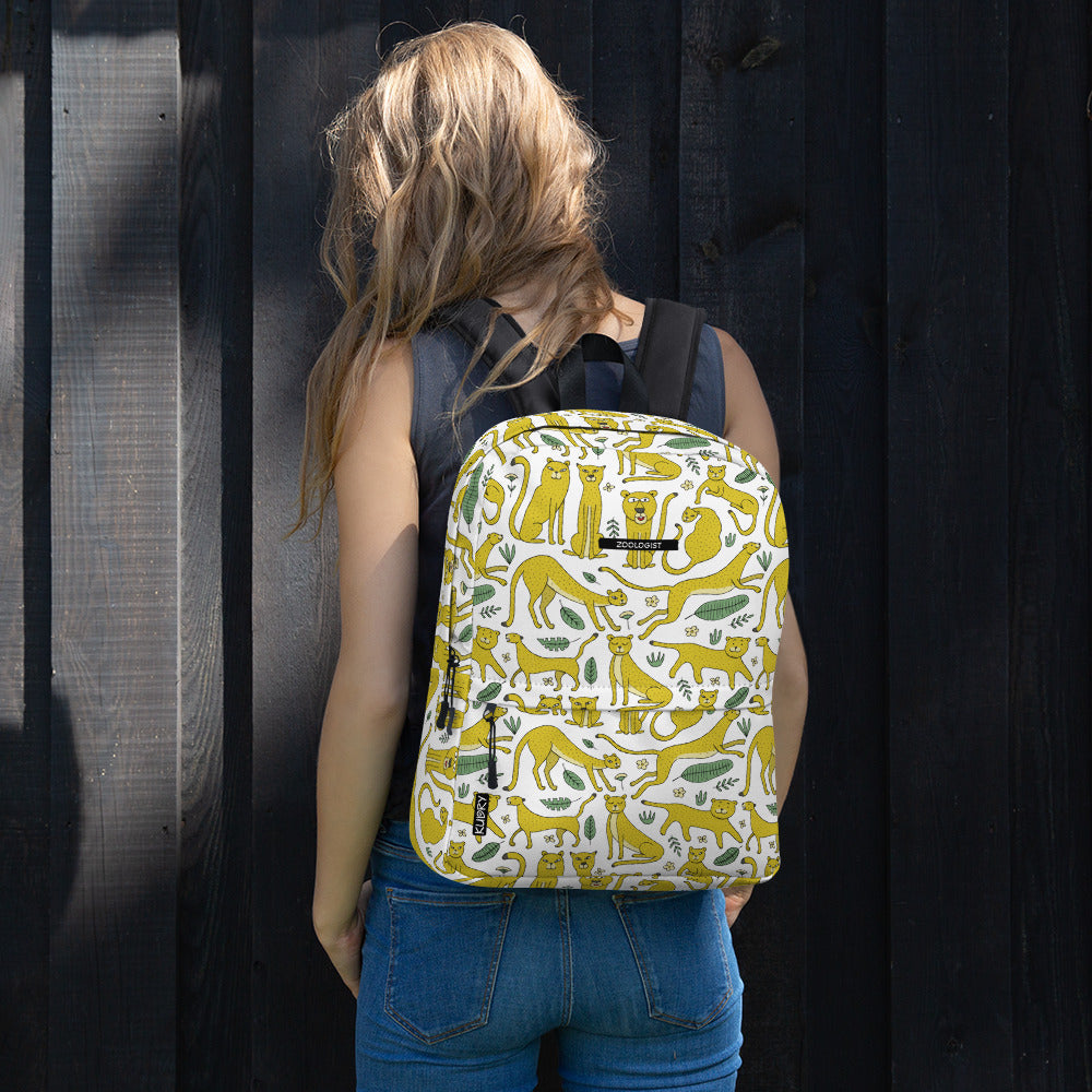 Personalised Backpack Zoology Leopards