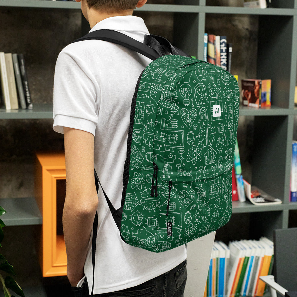 Personalised Backpack Artificial Intelligent themed