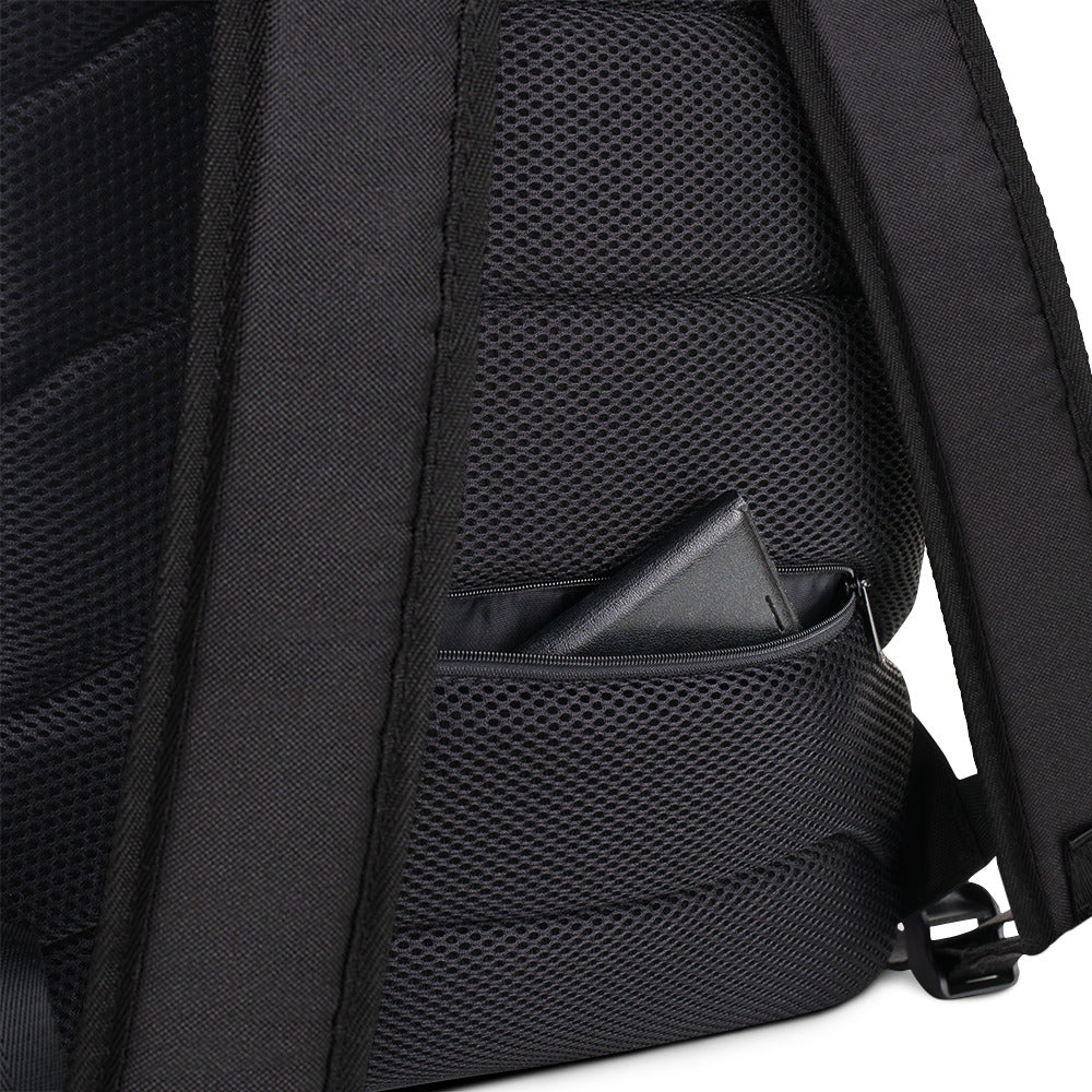 Backpack inside zip pocket