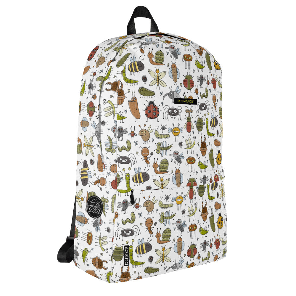 Entomologist. Personalised Backpack with funny insects designer print ...