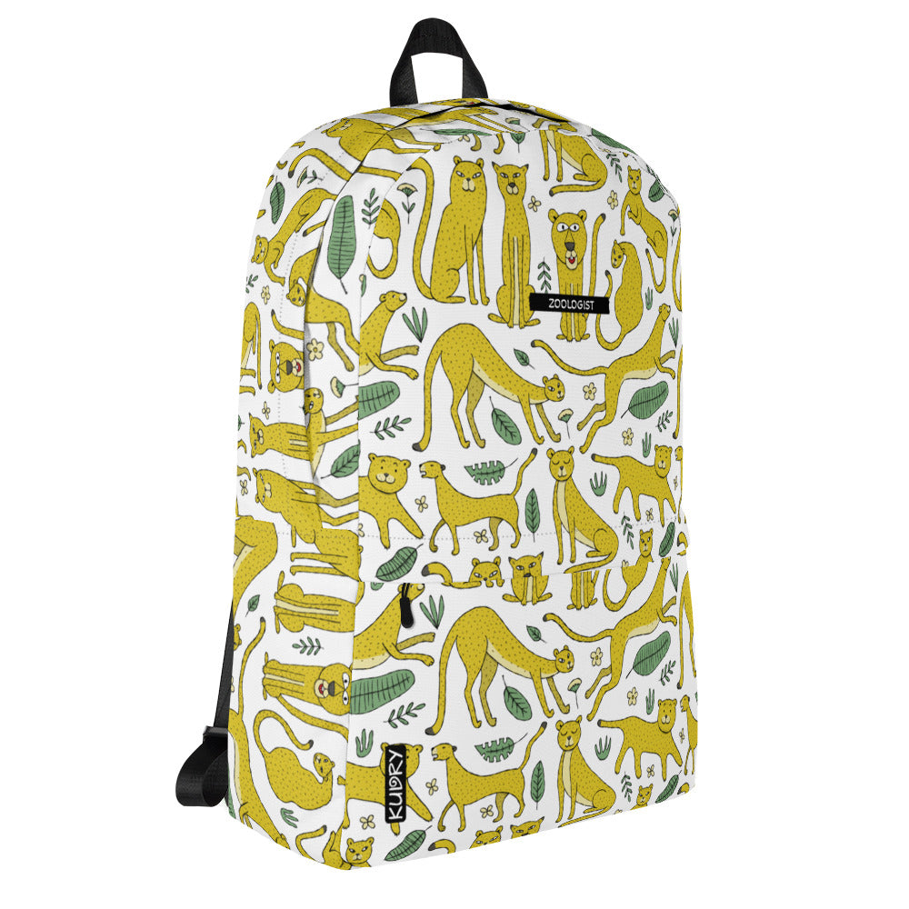Personalised Backpack Zoology Leopards