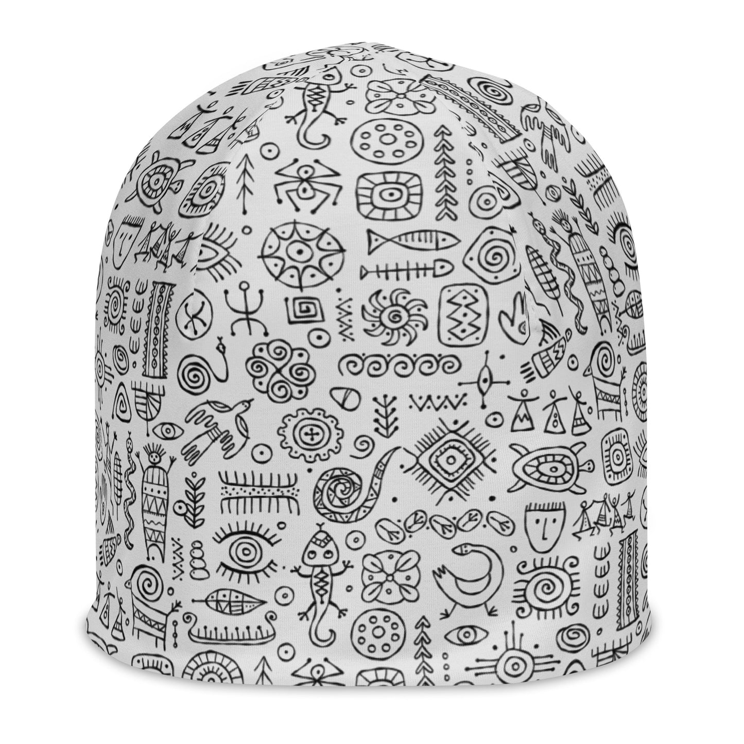 All-Over Print Beanie Ethnic