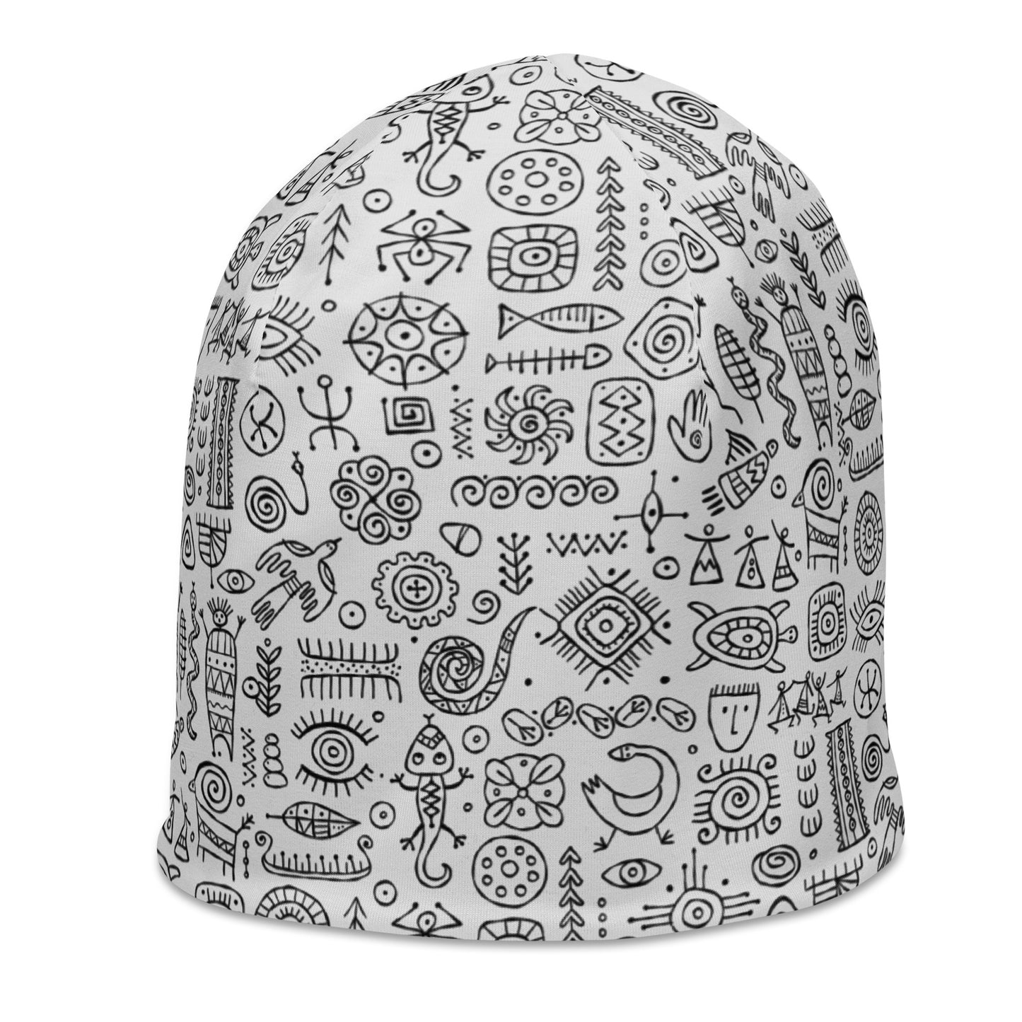 All-Over Print Beanie Ethnic