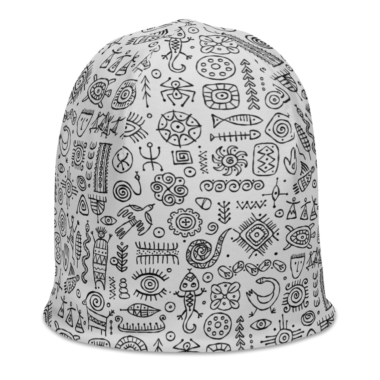 All-Over Print Beanie Ethnic