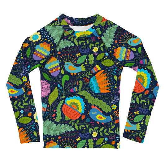 Kids Rash Guard Forest Life