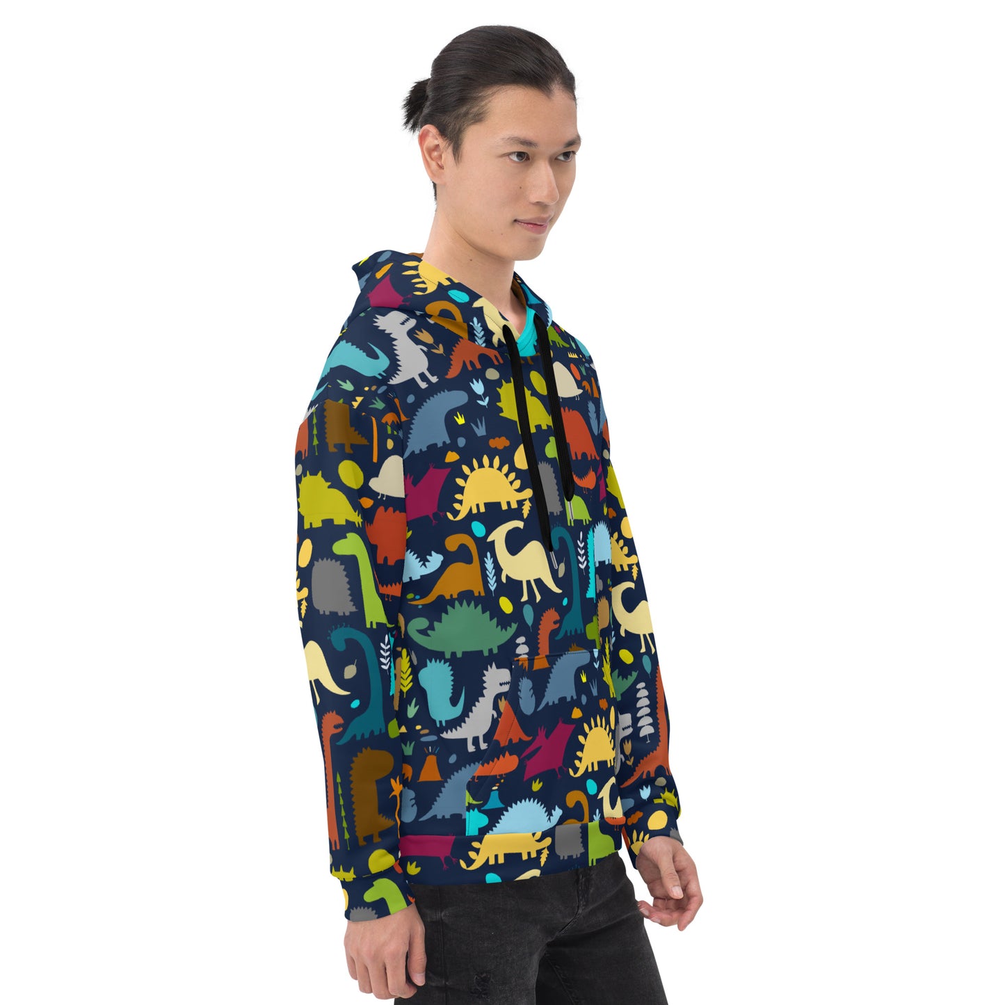 Unisex all over print Hoodie with Dinosaurs