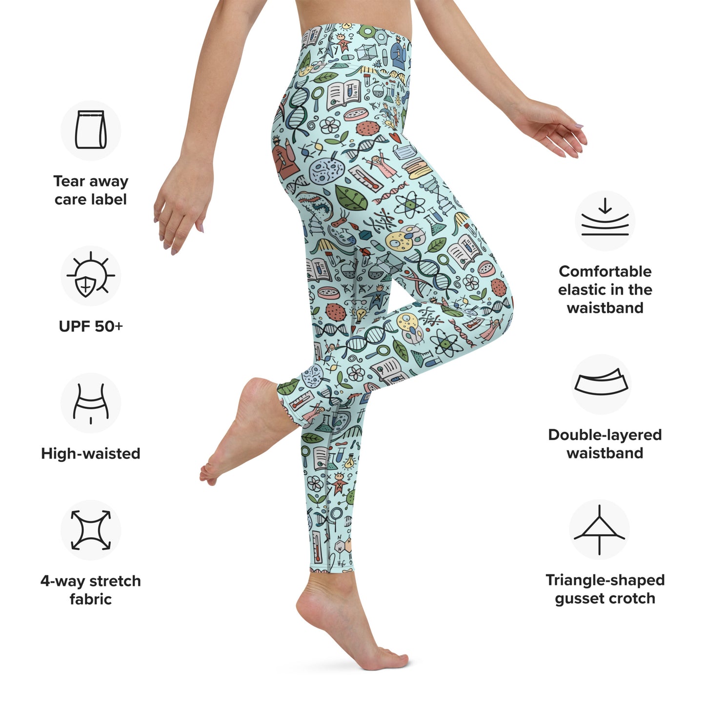 Female Yoga Leggings for Genetic Enthousiast