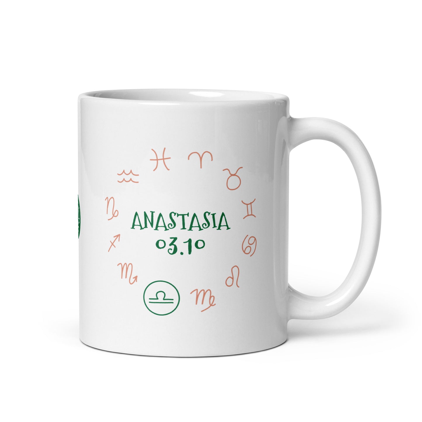Astrology Libra. Personalised Mug