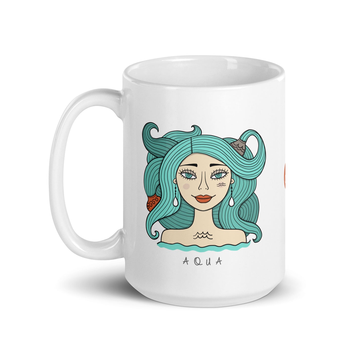 Astrology Aqua. Personalised Mug