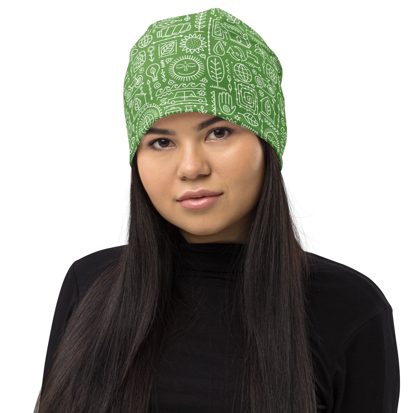 All-Over Print Beanie Ecology kudrylab