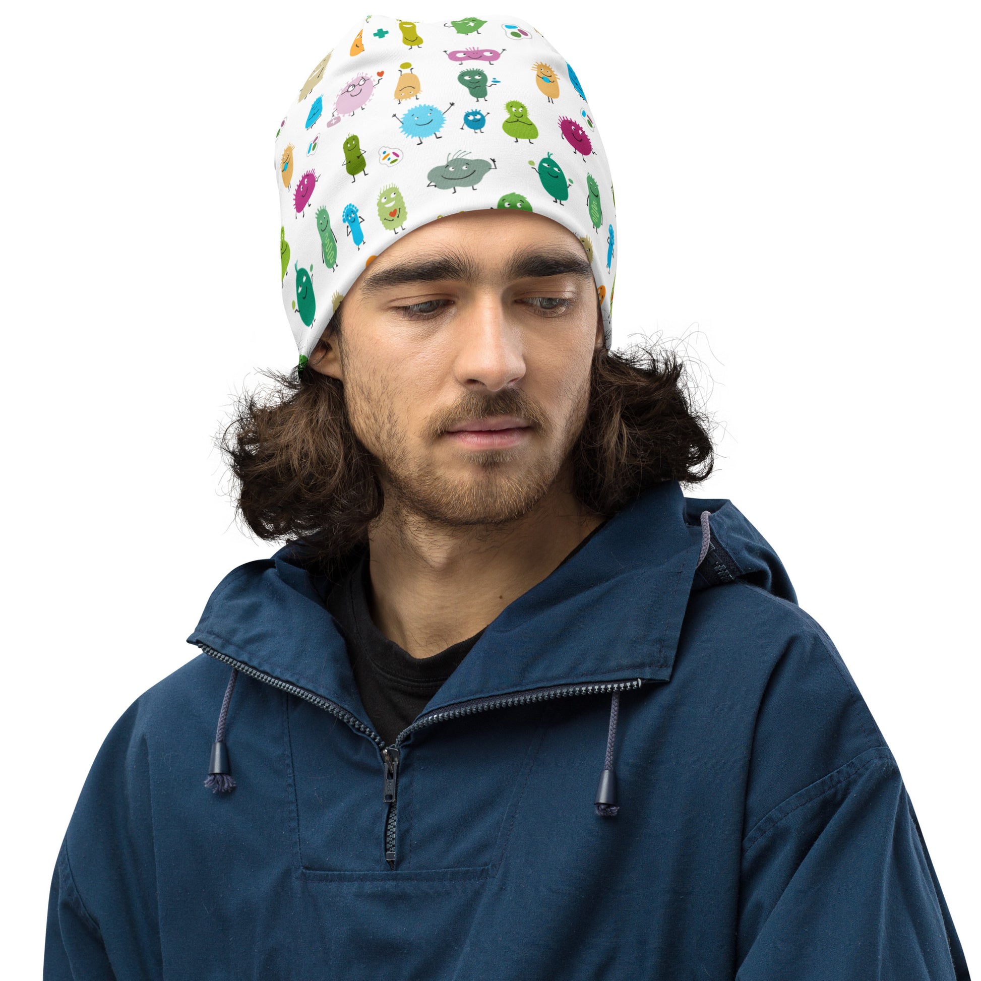 All-Over Print Beanie Biology kudrylab