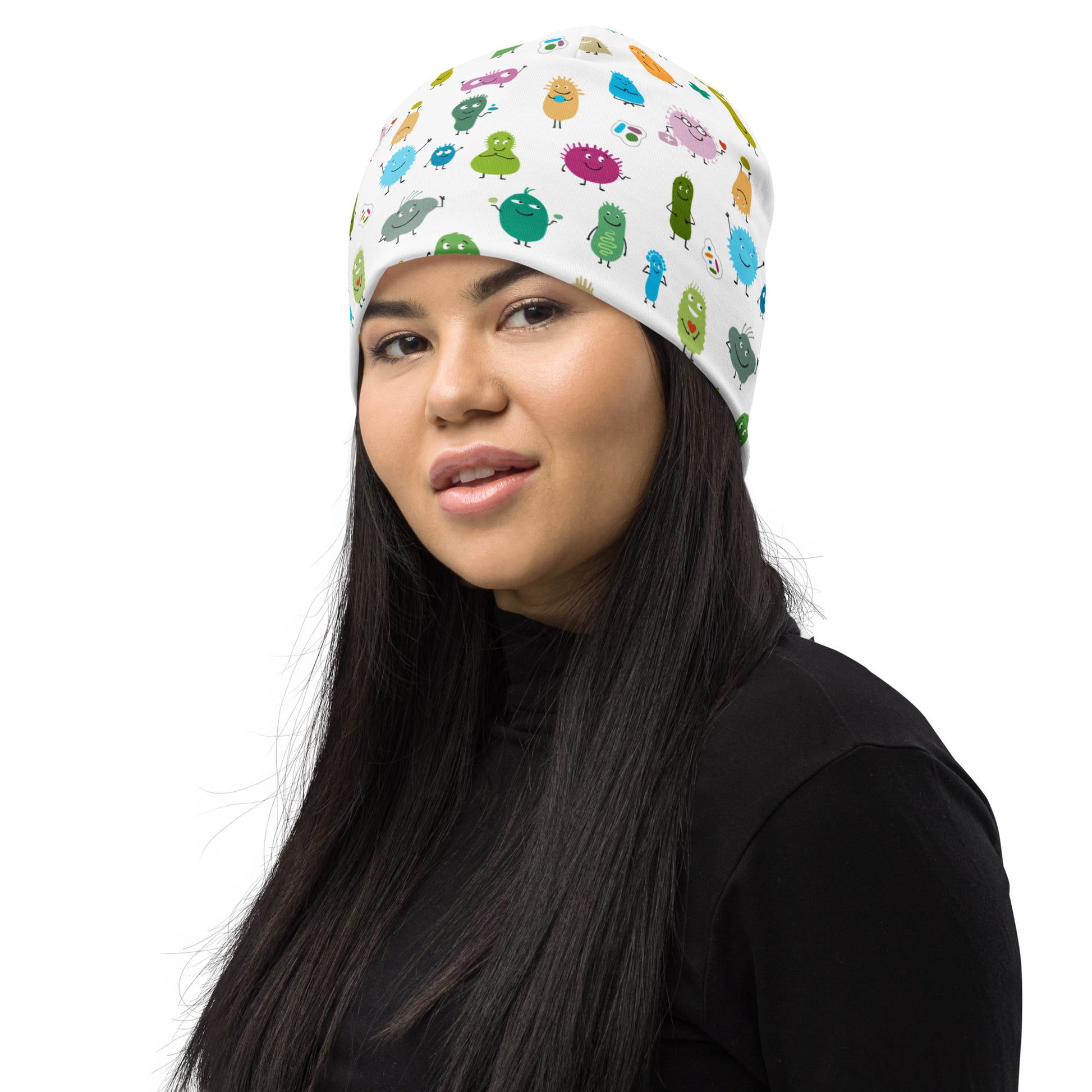 All-Over Print Beanie Biology kudrylab