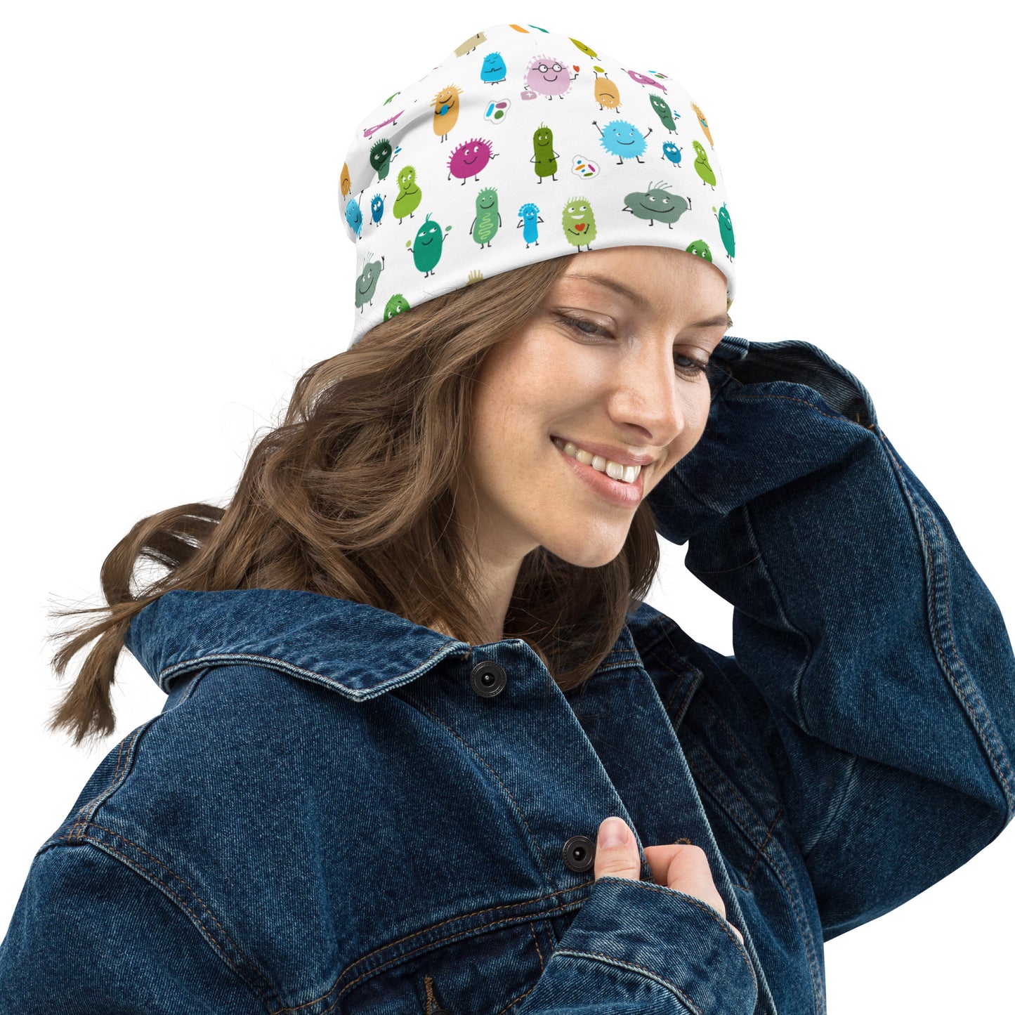 All-Over Print Beanie Biology kudrylab