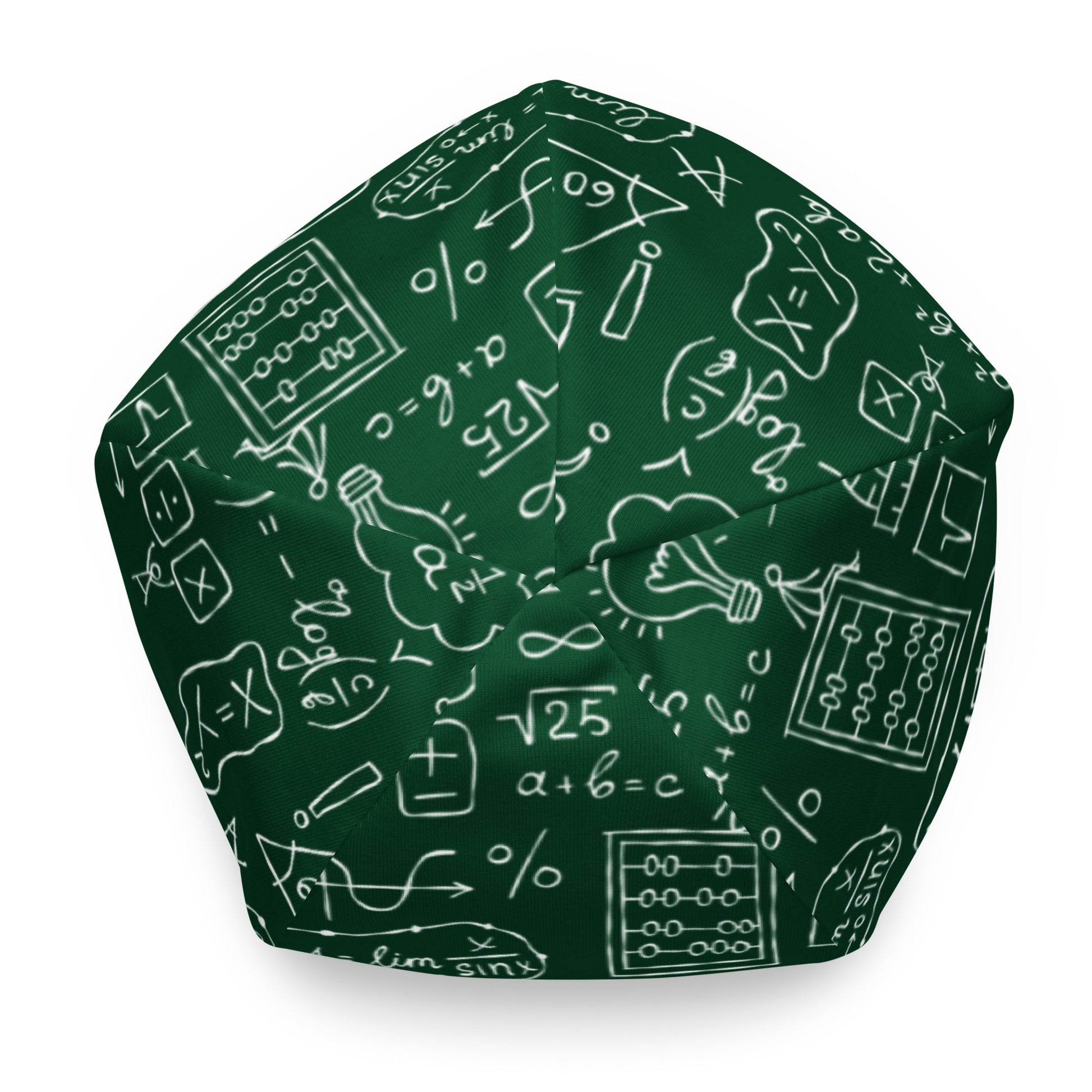 Geek Chic: Math Formulas Print Beanie Hat for the Fashion-Forward Math Lover kudrylab