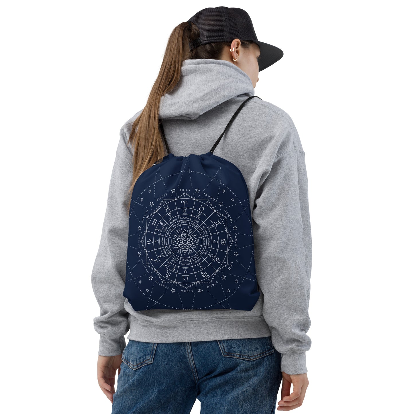 Drawstring bag Astrology kudrylab