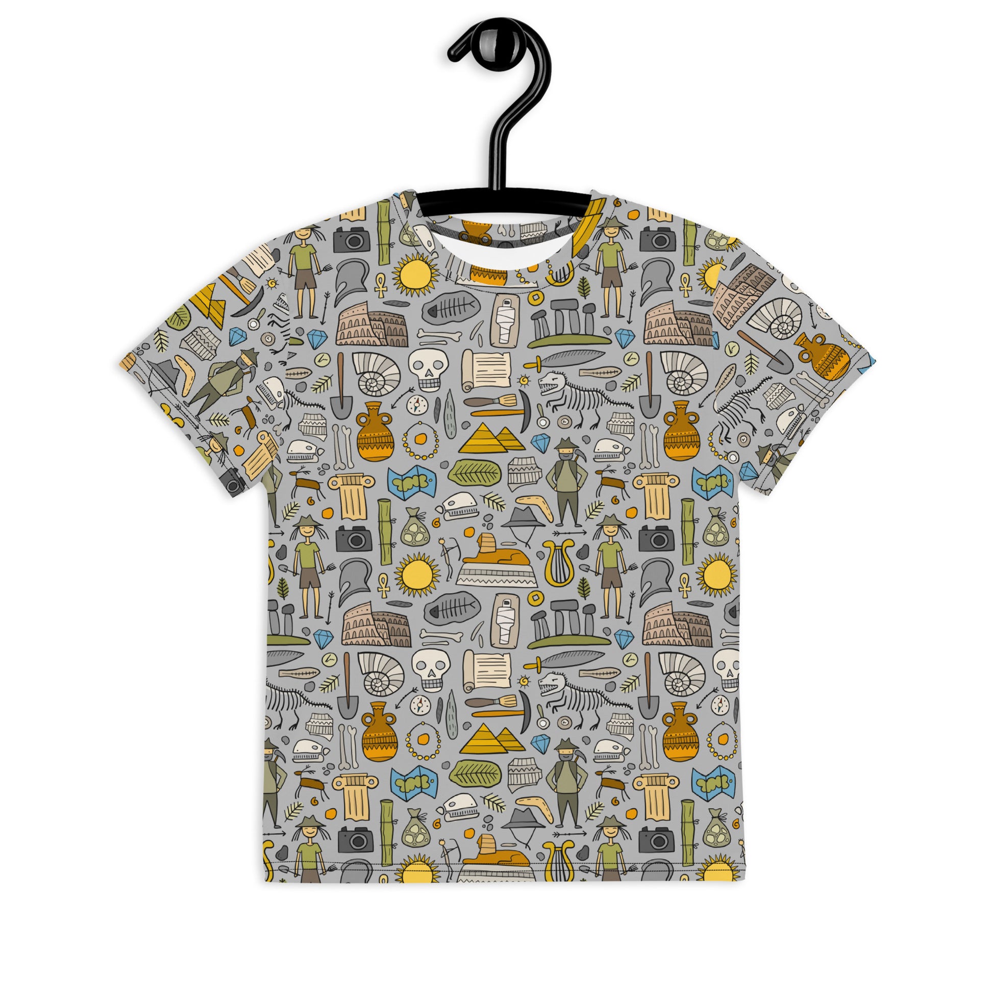 Youth T-Shirt with Funny Archaeology Print kudrylab