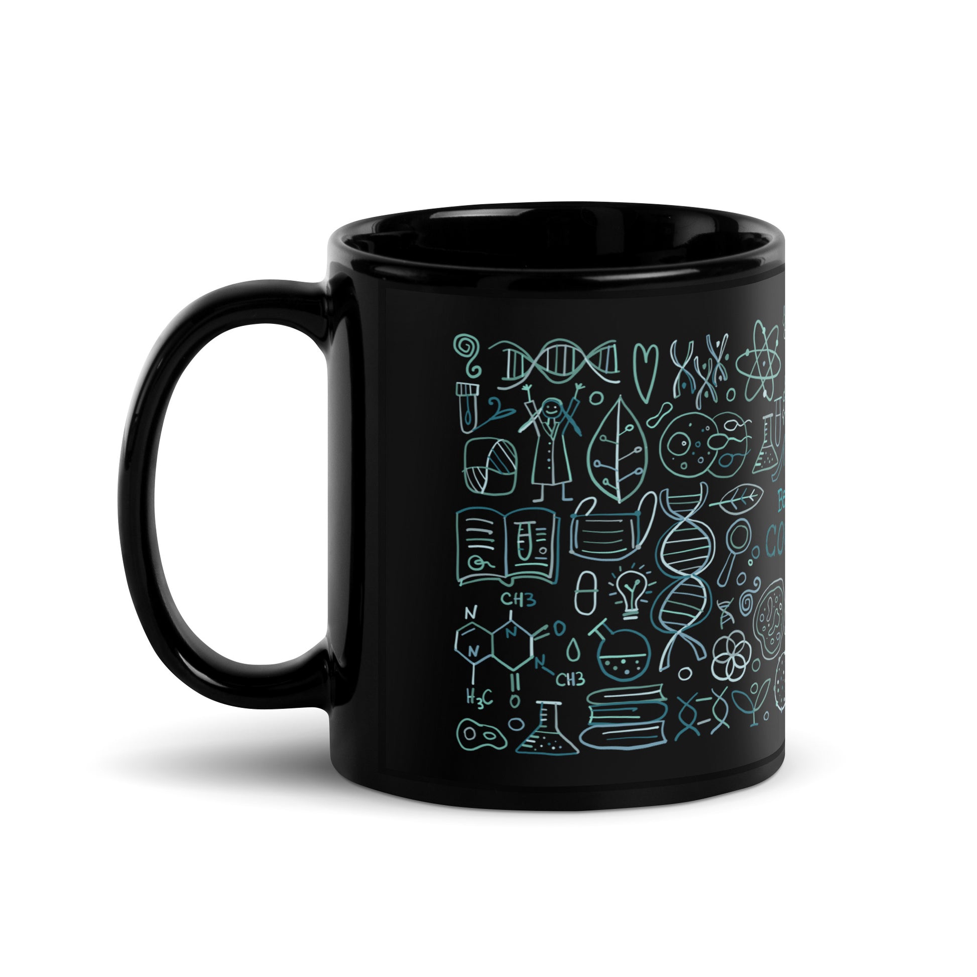 Black Glossy Mug kudrylab