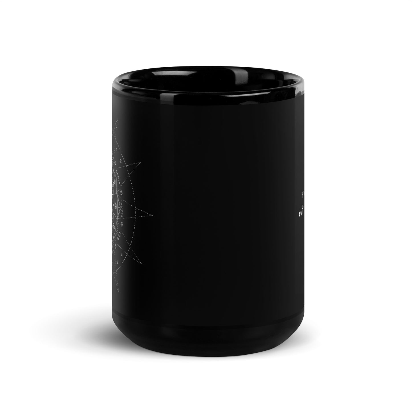 Black Glossy Mug Astrology kudrylab