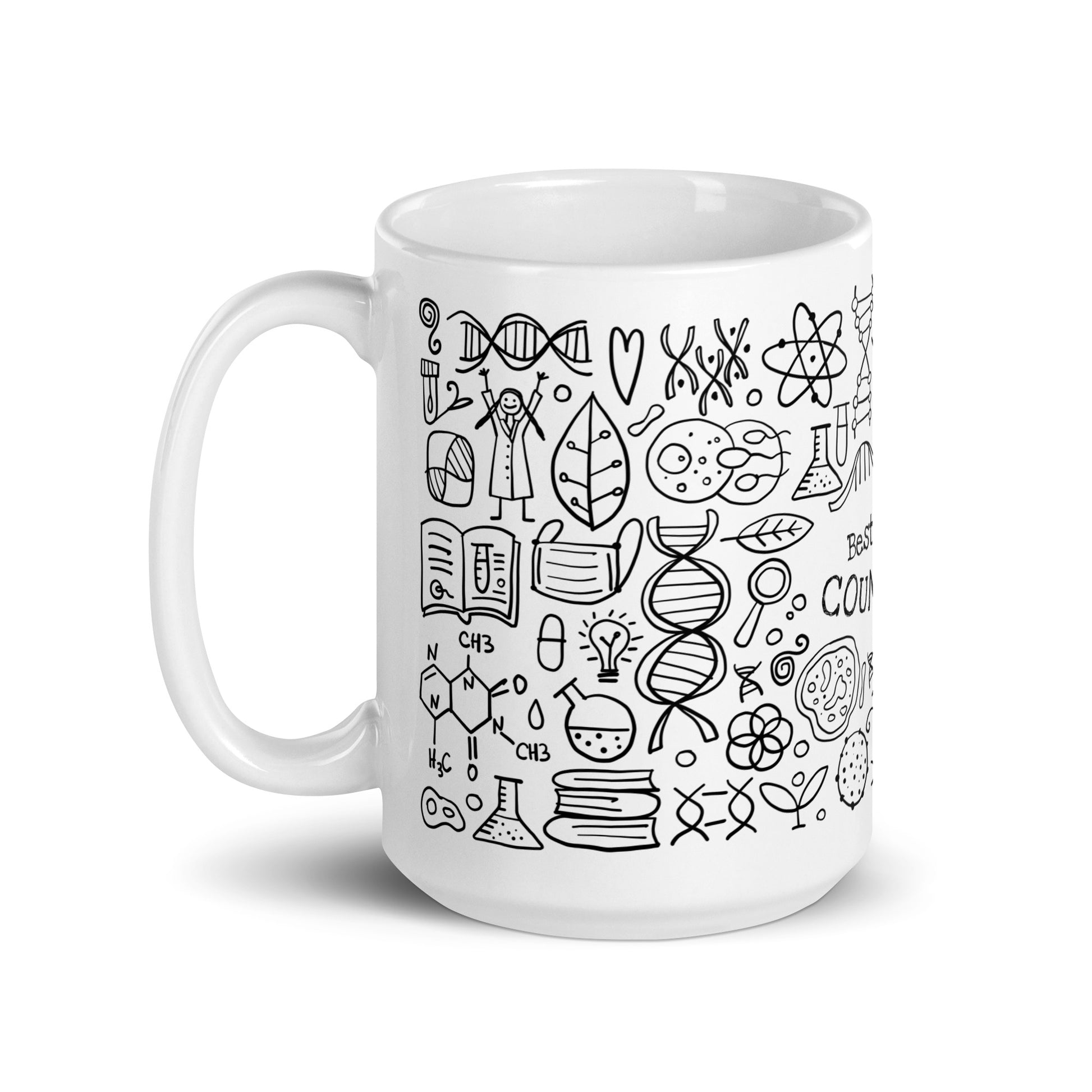 Personalised Genetics Coffee Mug | Unique Science Gift kudrylab