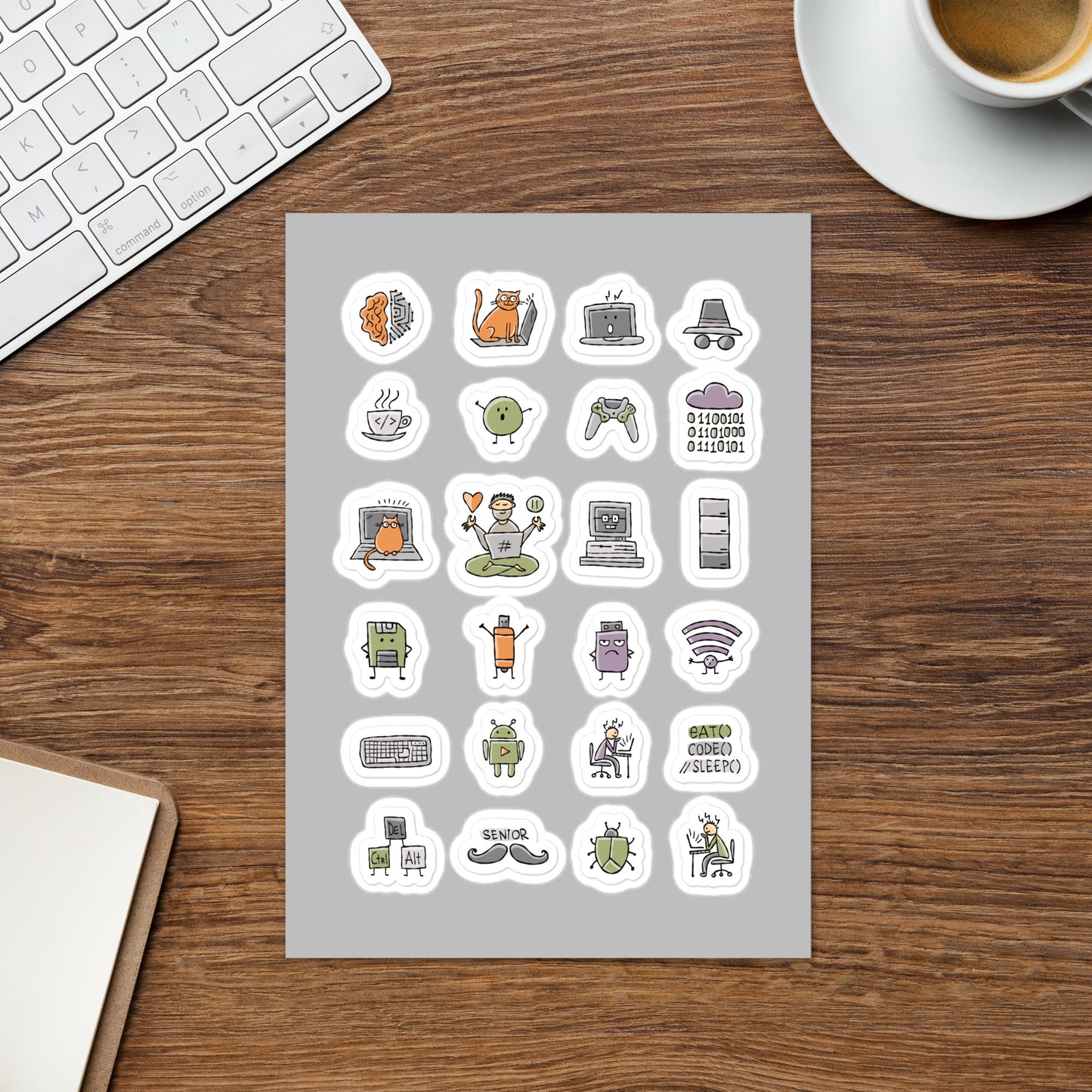 Funny IT Sticker Set - Perfect Gift for Geek in Your Life kudrylab