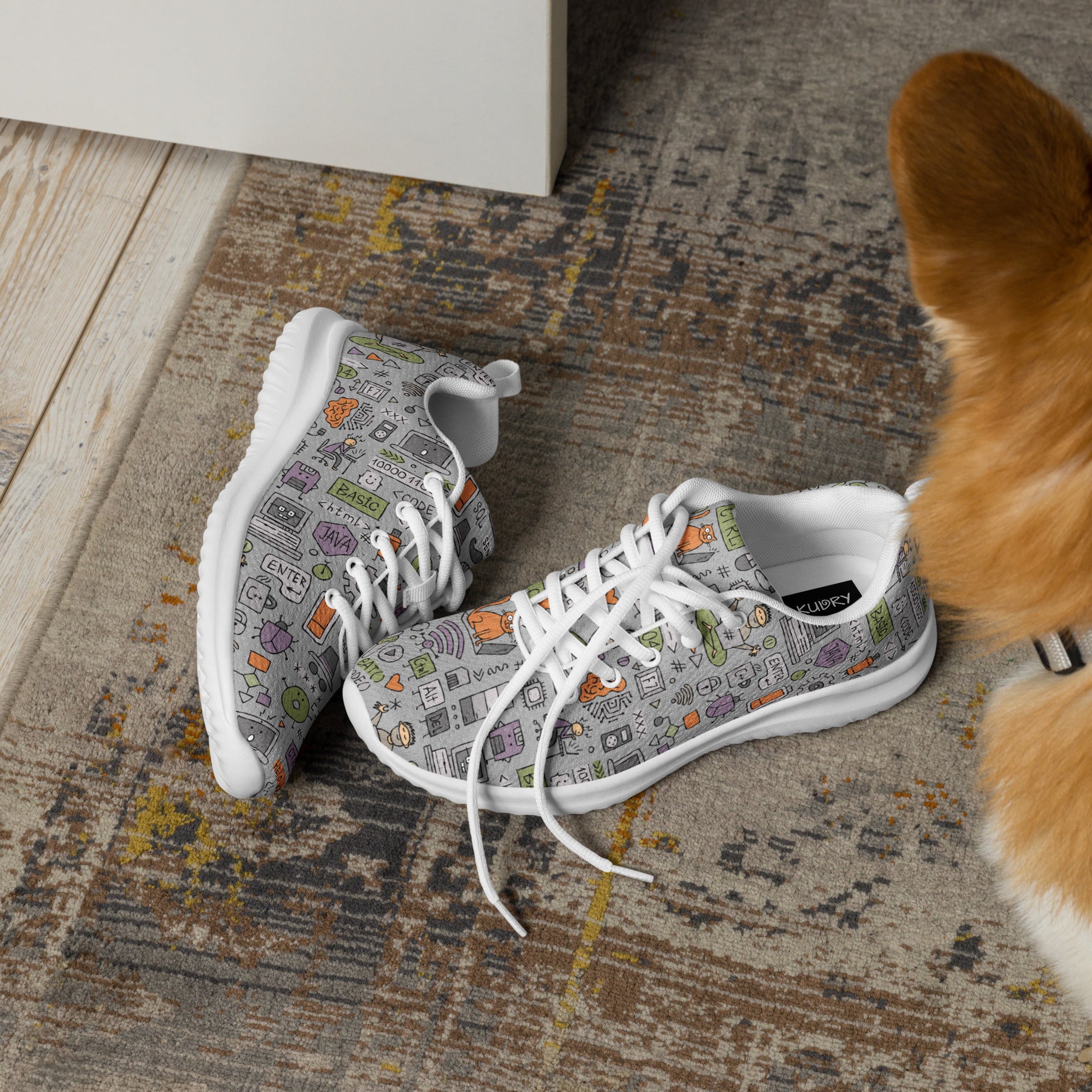 Skechers tennis shoes clearance with dogs on them