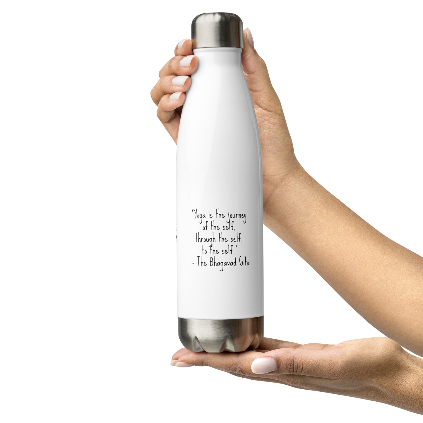 Stainless Steel Water Bottle Yoga kudrylab