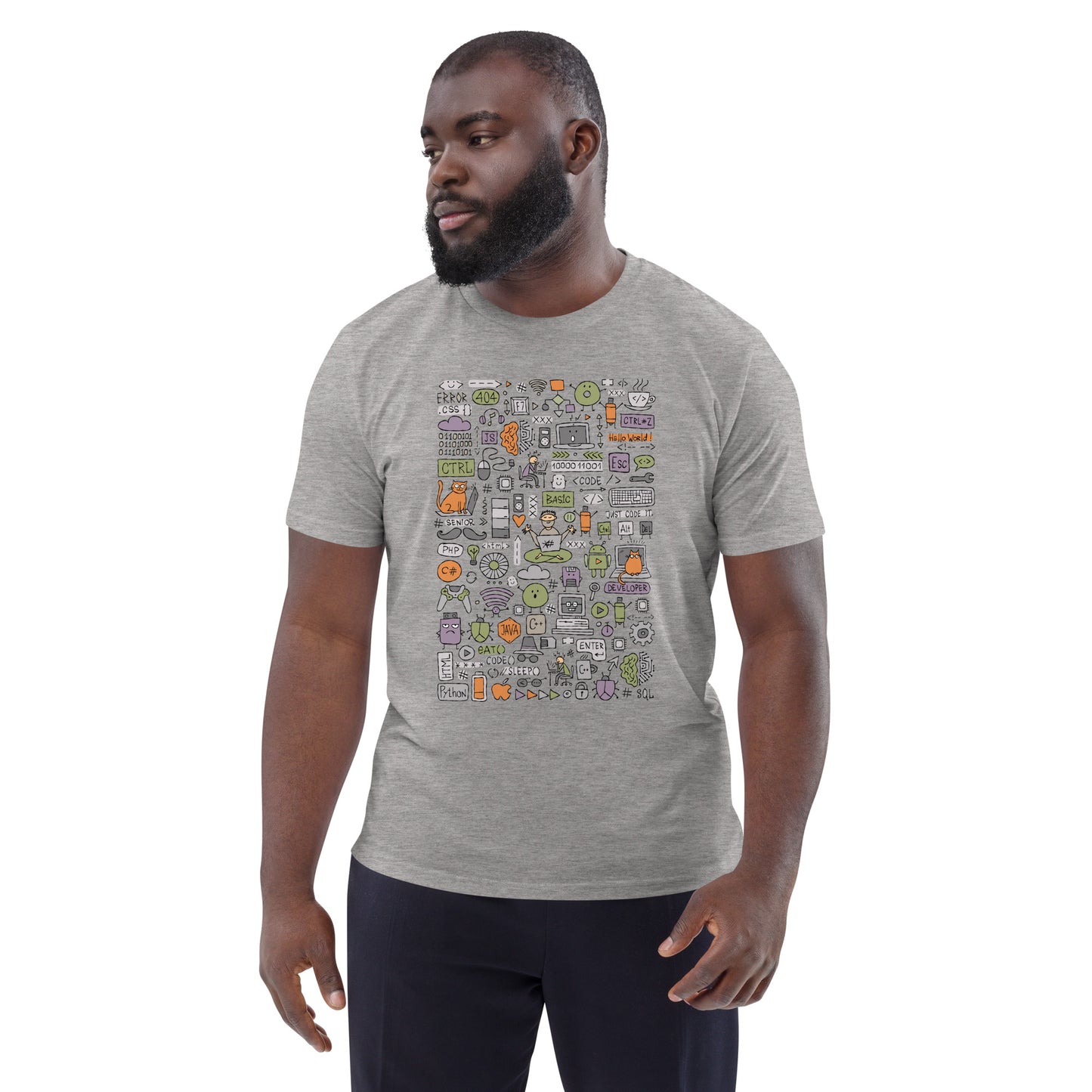 Unisex organic cotton t-shirt Programmer kudrylab