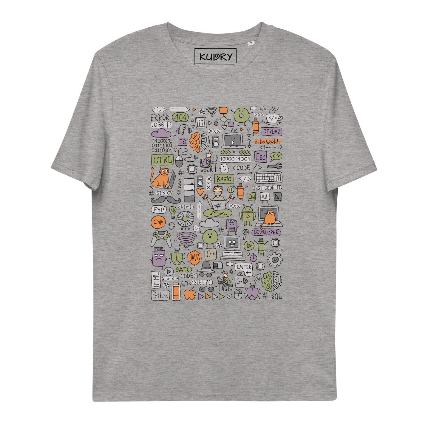 Unisex organic cotton t-shirt Programmer kudrylab
