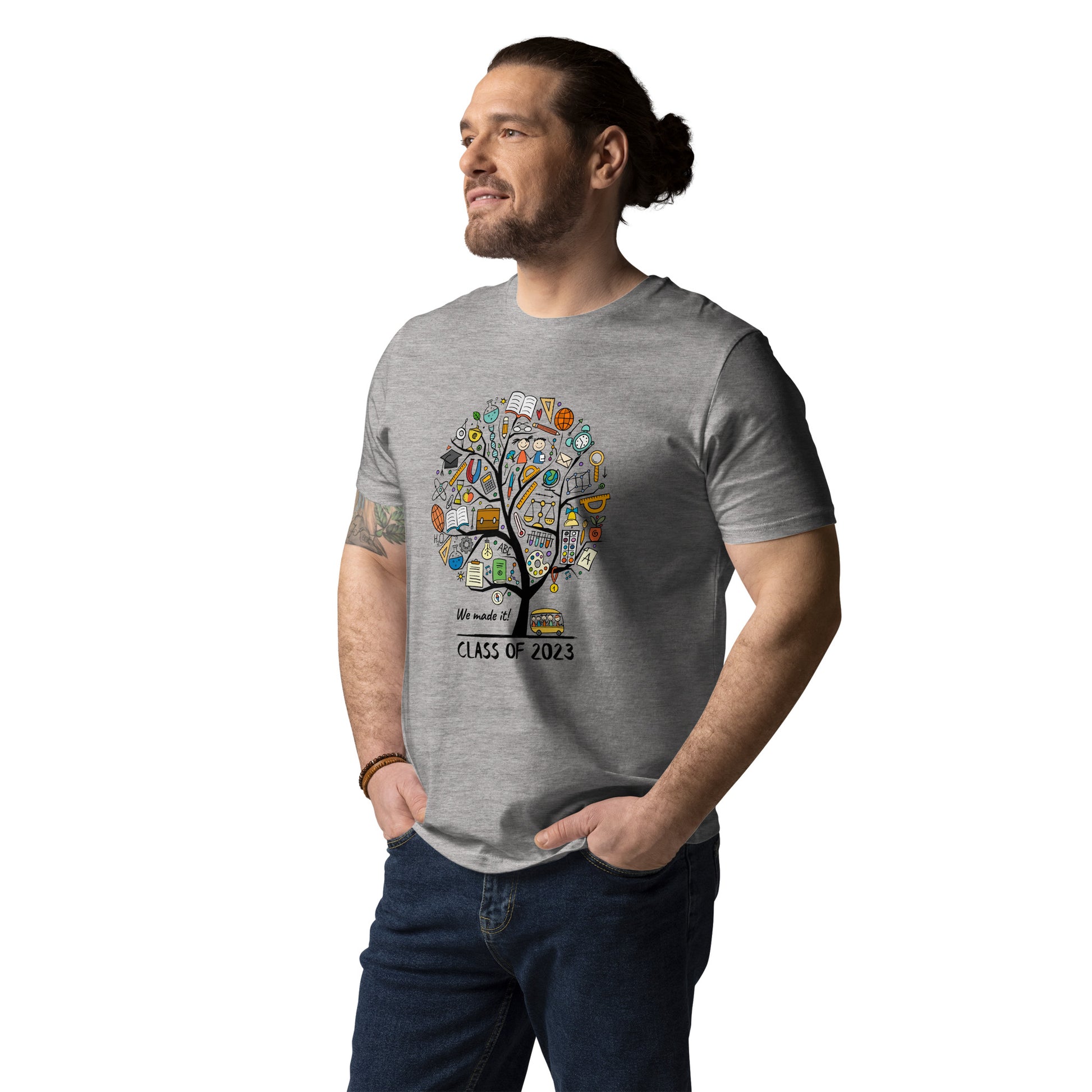 Personalised School Tree | Unisex organic cotton t-shirt kudrylab