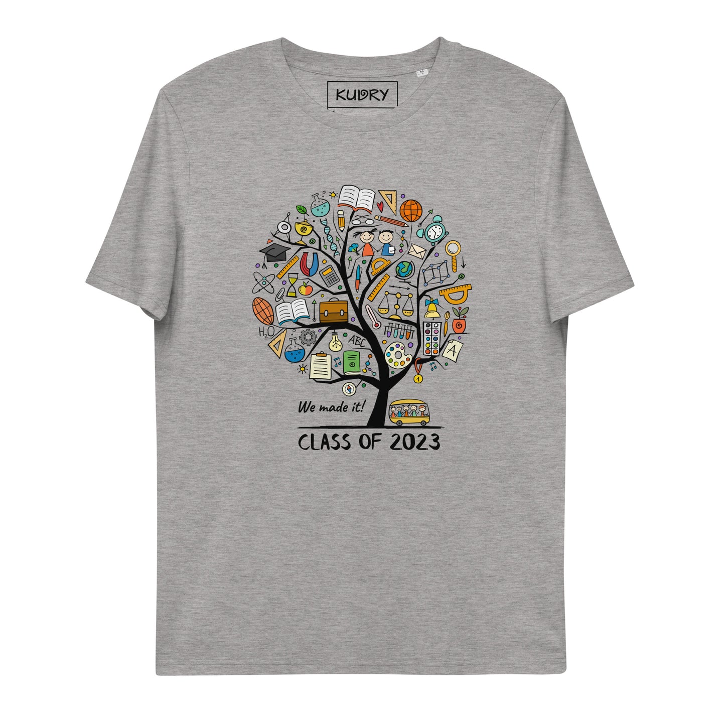 Personalised School Tree | Unisex organic cotton t-shirt kudrylab