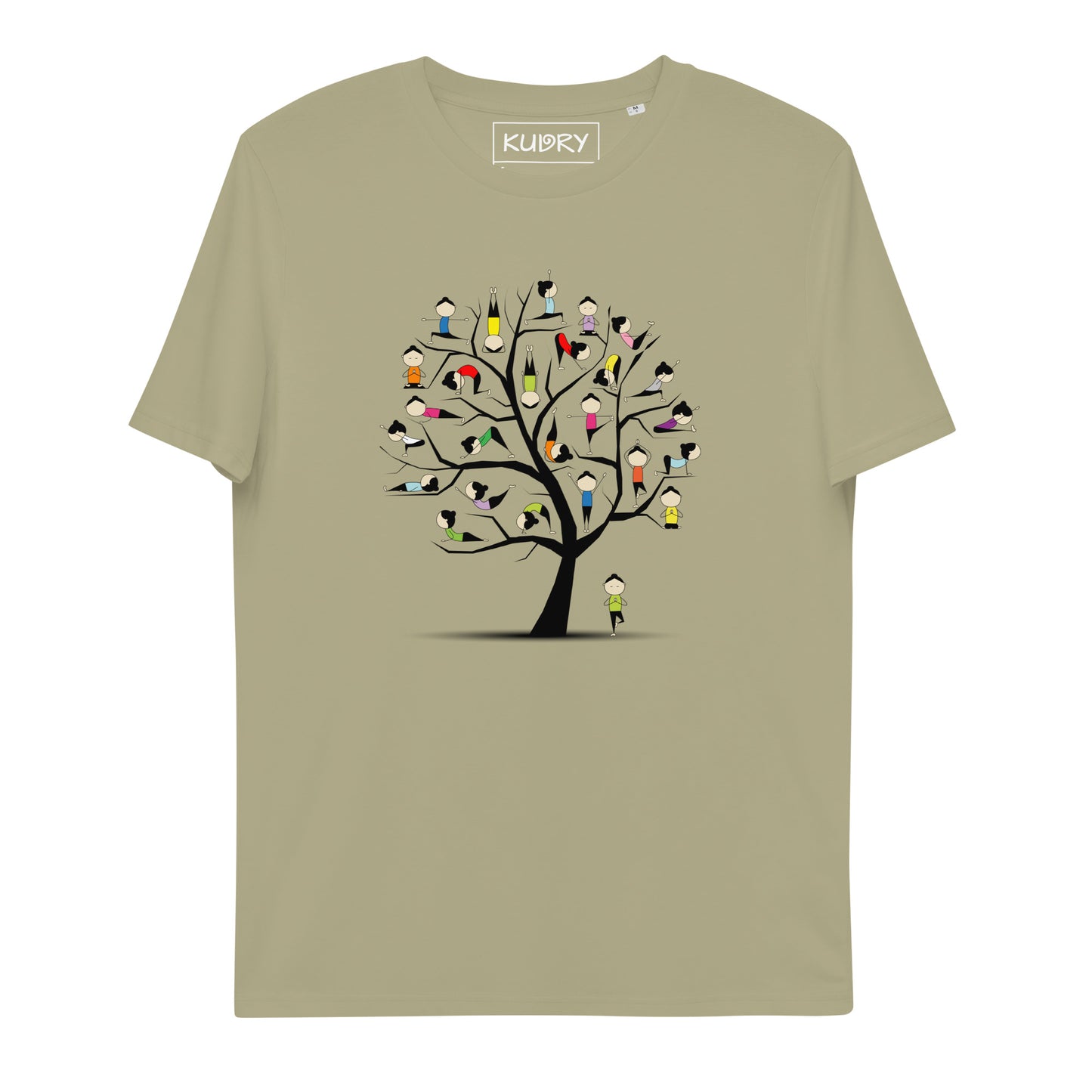 Unisex organic cotton t-shirt Yoga kudrylab