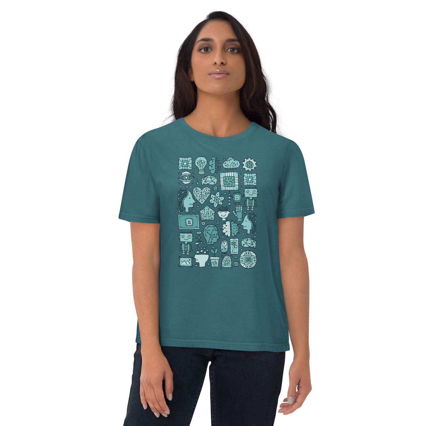 Unisex organic cotton t-shirt Artificial Intelligence kudrylab