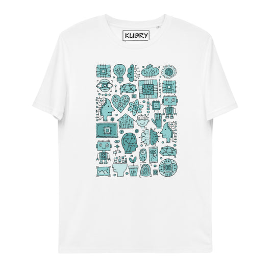 Unisex organic cotton t-shirt Artificial Intelligence kudrylab