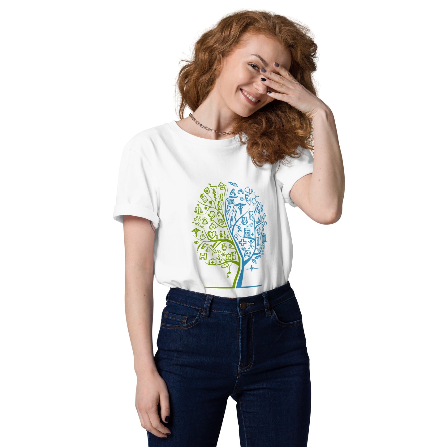 Unisex organic cotton t-shirt Medicine kudrylab