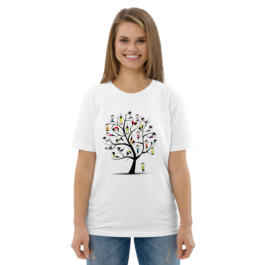 Unisex organic cotton t-shirt Yoga kudrylab