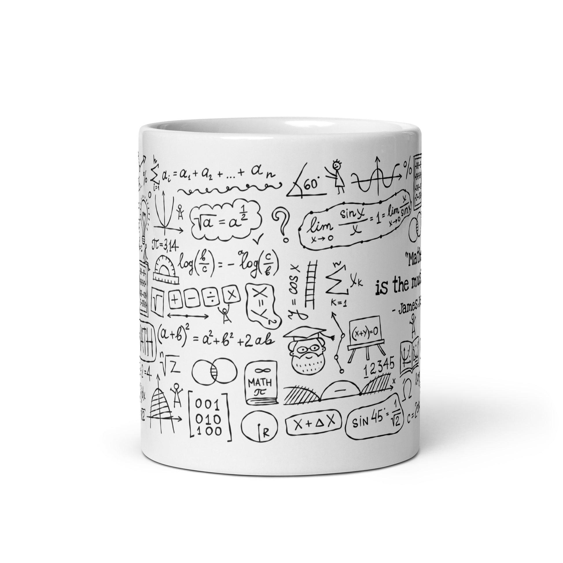 Mathematical Formulas and Symbols. Personalised Gift Mug for Teachers, Students, and STEM Enthusiasts kudrylab
