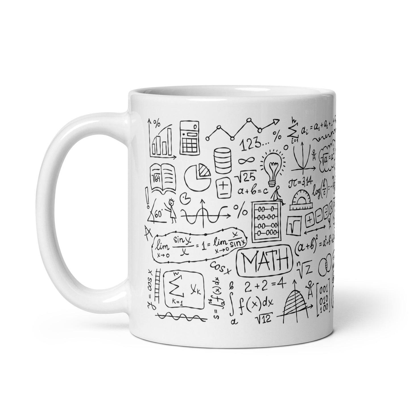 Mathematical Formulas and Symbols. Personalised Gift Mug for Teachers, Students, and STEM Enthusiasts kudrylab